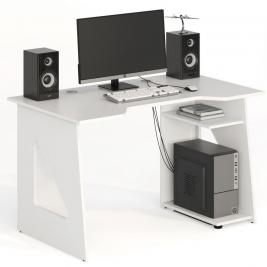 Компьютерный стол СКП-4 GL-4  белый