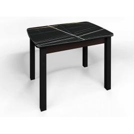 Кухонный стол Флорида СМ-3 (ноги квадратные) венге/черный