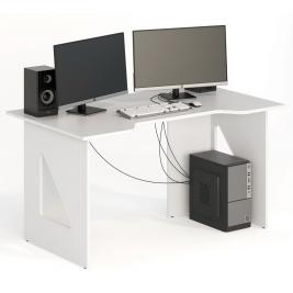 Компьютерный стол СКП-8 GL-8  белый