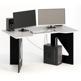 Компьютерный стол СКП-9 GL-9  черно-белый