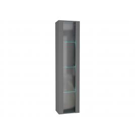 Шкаф-витрина Поинт-41 с блоком питания серый графит