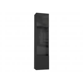 Шкаф-витрина Поинт-42 без блока питания черный глянец 71774456