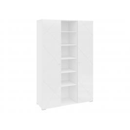 Шкаф для одежды Абрис-332.25.04 белый глянец / белый