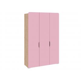 Шкаф для одежды Калейдоскоп ПМ-332.25 полки розовый/гикори джексон