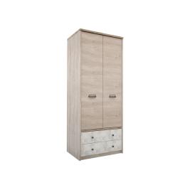 Шкаф для одежды Дизель-2 дуб мадура/энигма