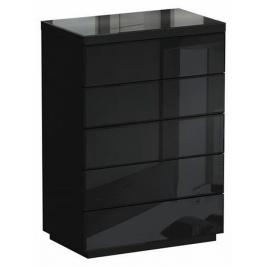 Комод Kristal bedroom (4 ящика) черный